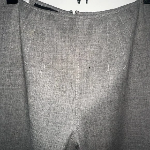 Jean Paul Gaultier Gray Wool Tailored Pants (damage) - Picture 2 of 9